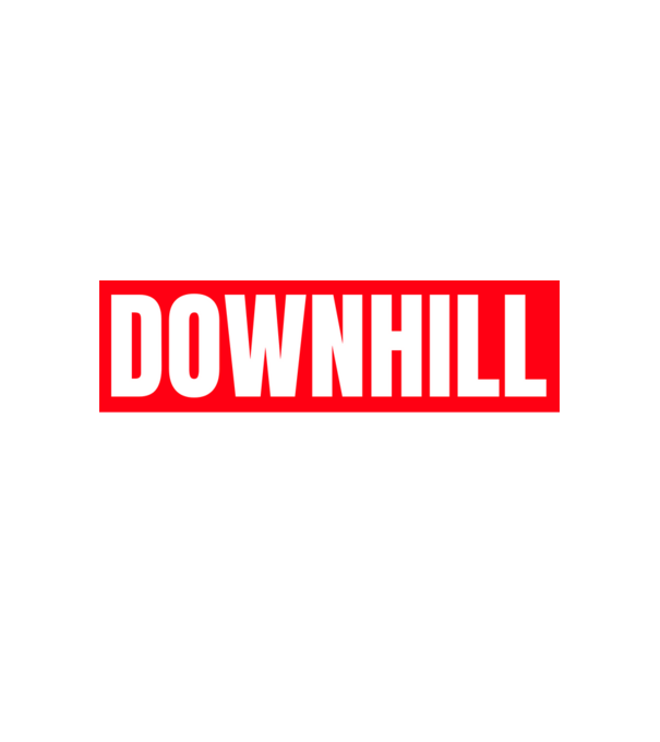 DOWNHILL HERO minta fehér pólón