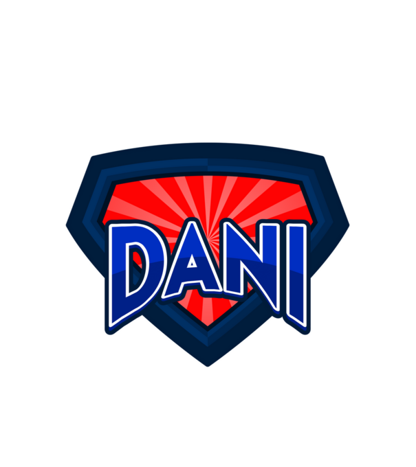DANI minta fehér pólón
