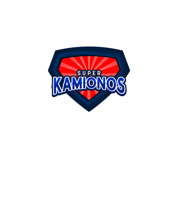 SUPER KAMIONOS minta türkiz pólón