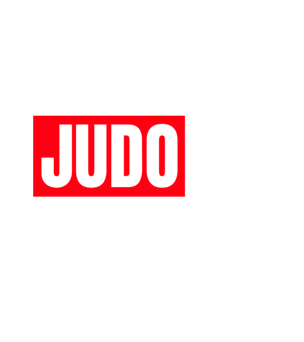 JUDO HERO minta fekete pólón