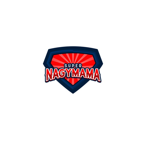 SUPER NAGYMAMA minta piros pólón