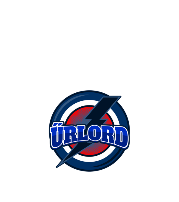 ŰRLORD minta fekete pólón