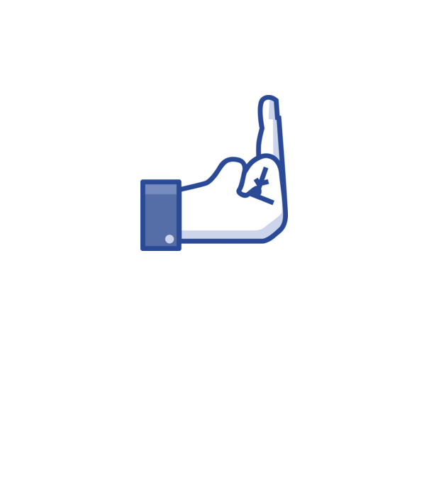 fuck facebook minta fekete pólón