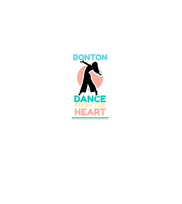 Bonton Dance minta fekete pólón