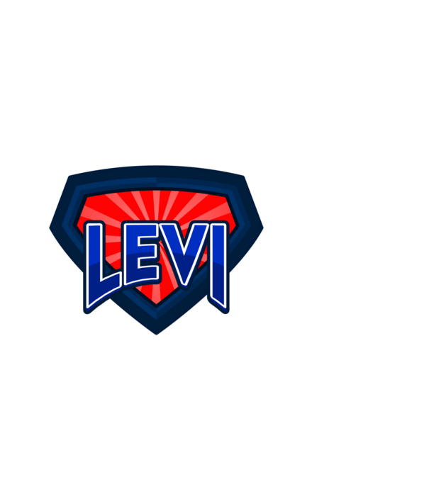LEVI minta sötétkék pólón