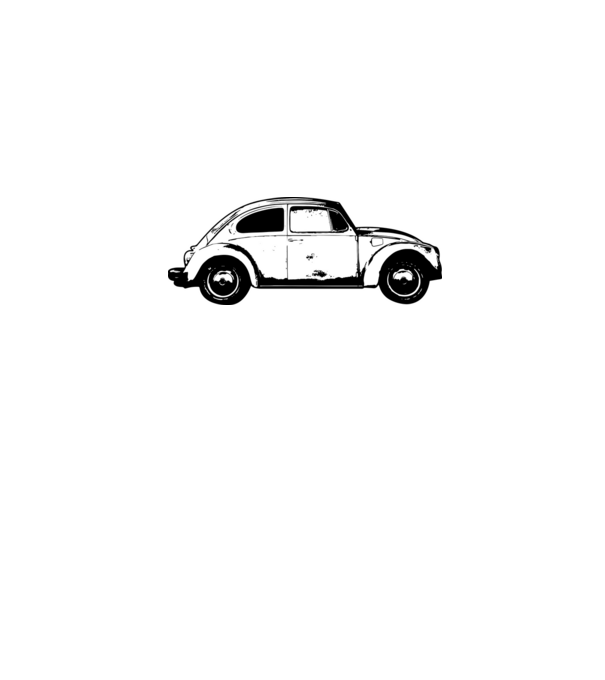 Volkswagen Bogár minta szürke pólón