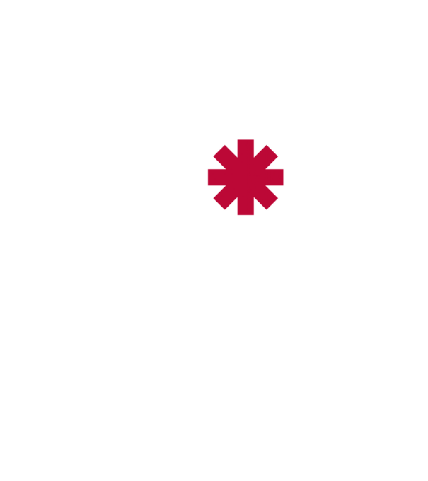 i LOVE RHCP minta farmerkék pólón