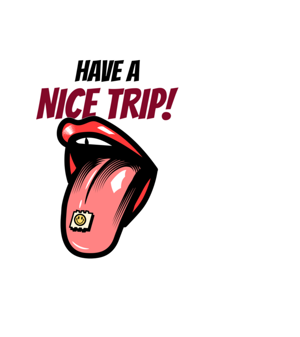Have a nice trip! minta fehér pólón