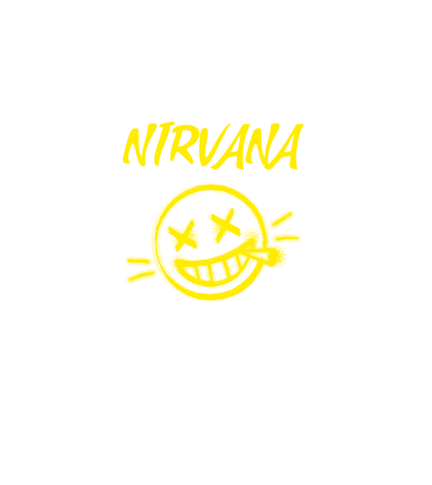 NIRVANA minta fekete pólón
