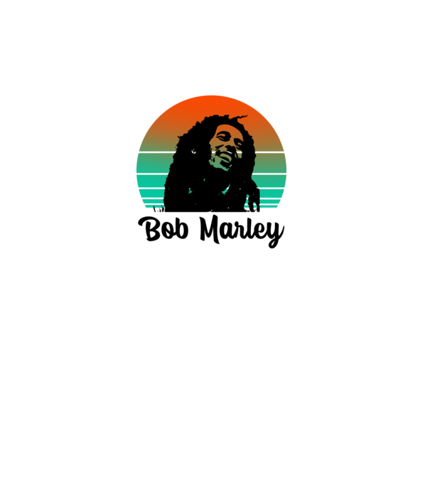 Bob Marley minta fehér pólón