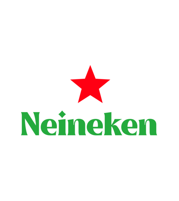 Neineken minta fehér pólón