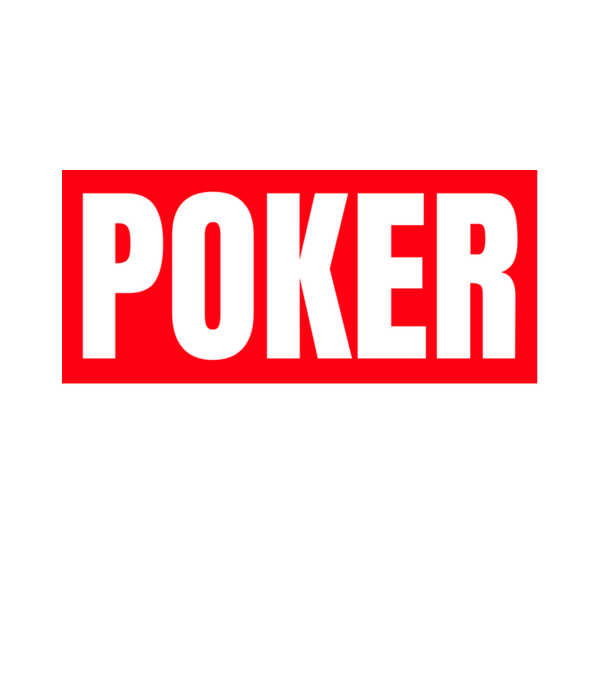 POKER HERO minta fehér pólón