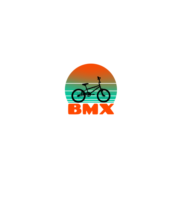 BMX minta fekete pólón