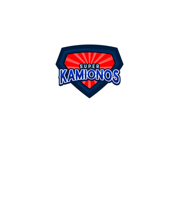 SUPER KAMIONOS minta királykék pólón