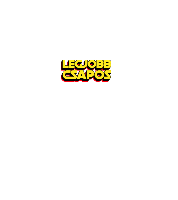 LEGJOBB CSAPOS A GALAXISBAN minta fekete pólón