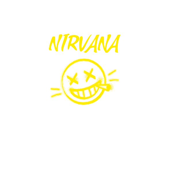 NIRVANA minta fekete pólón