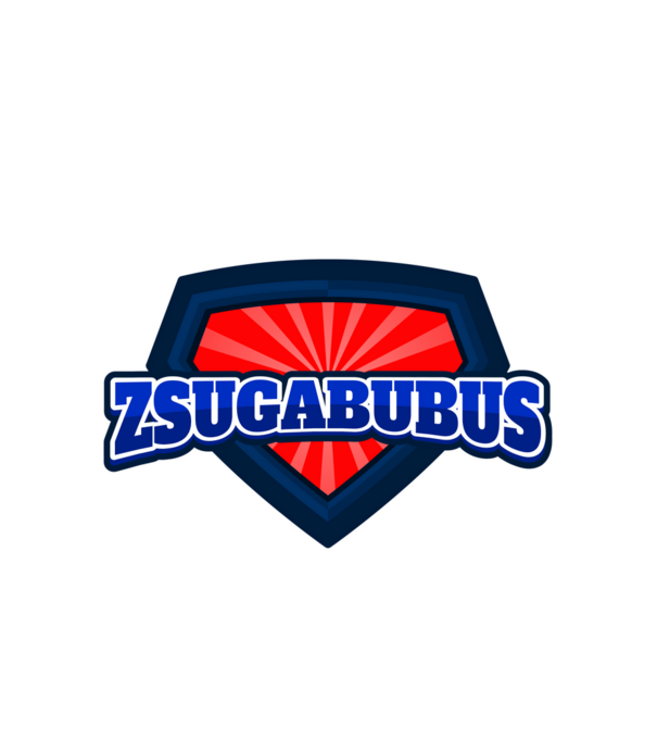 ZSUGABUBUS minta fehér pólón
