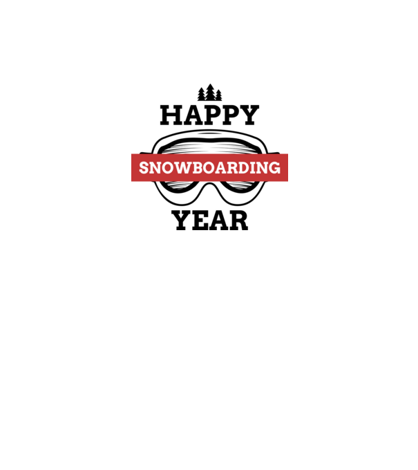 SNOWBOARD minta fehér pólón