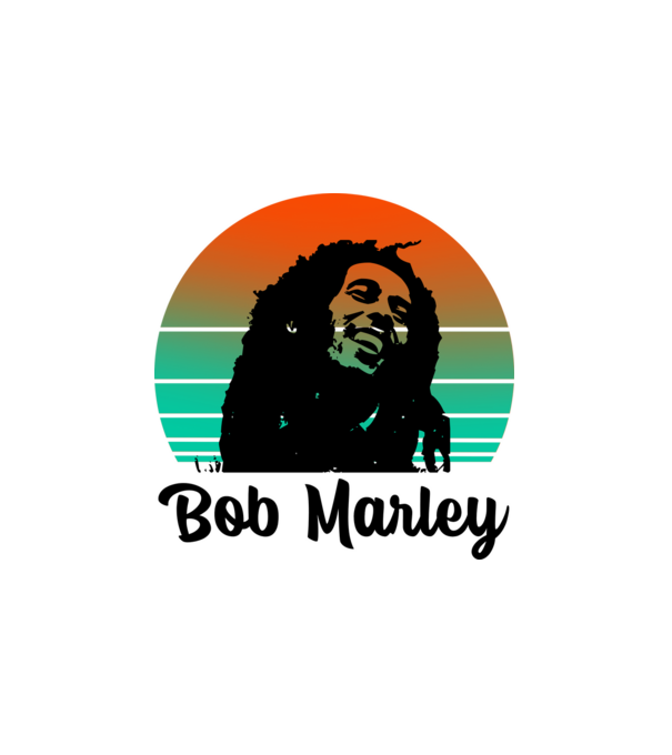Bob Marley minta fehér pólón