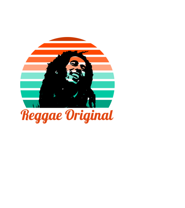 Reggae Original minta világoskék pólón