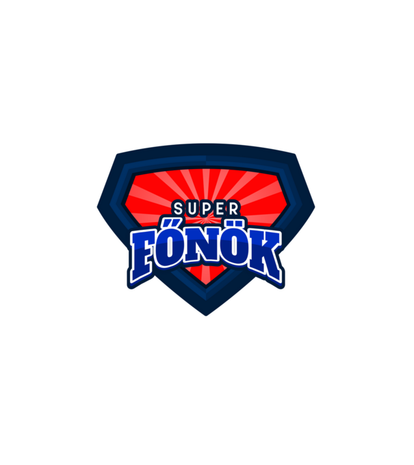 SUPER FŐNÖK minta fehér pólón