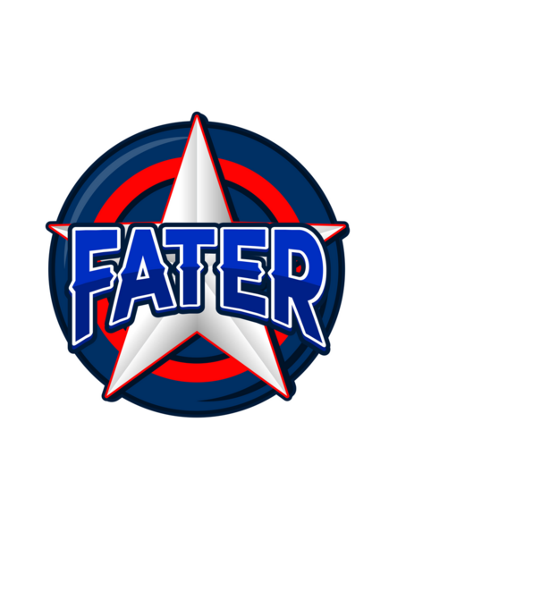 FATER minta sötétkék pólón