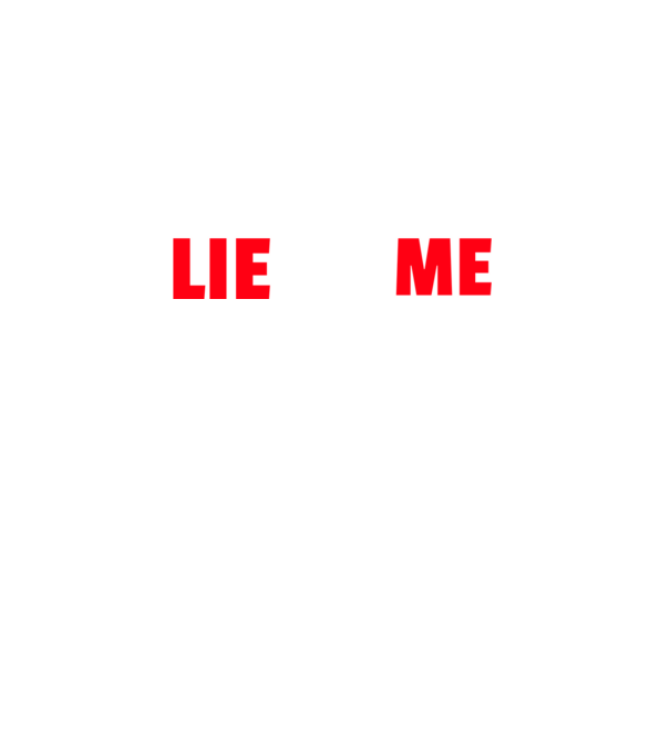 LIE TO ME minta türkiz pólón