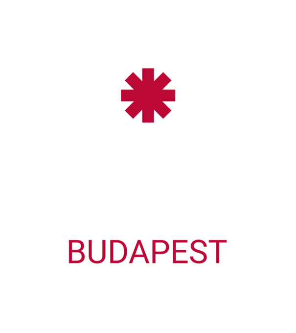 RHCP BUDAPEST minta fehér pólón