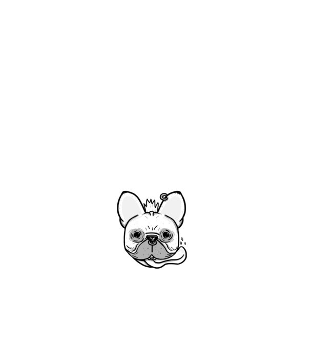 SONS OF FRENCHIE minta fekete pólón