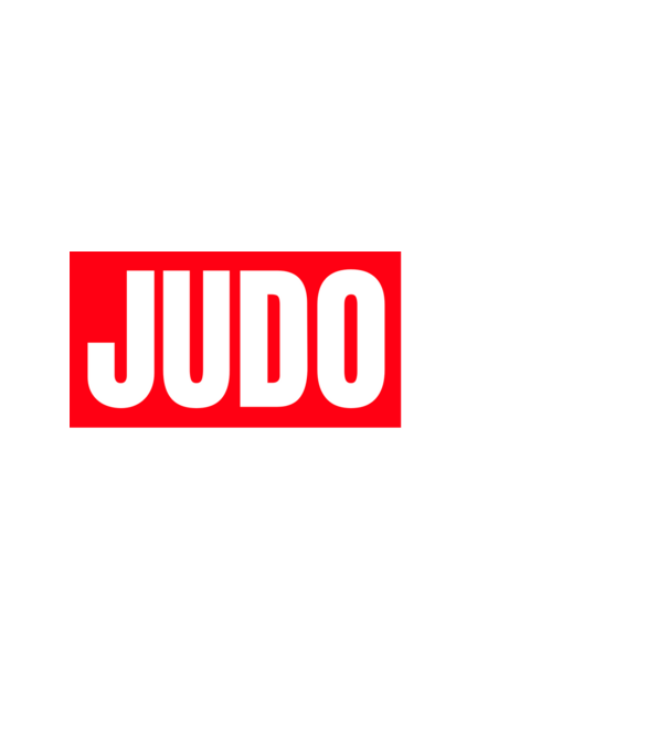 JUDO HERO minta fekete pólón