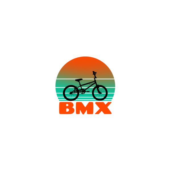 BMX minta szürke pólón