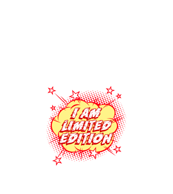 I am limited edition minta fekete pólón