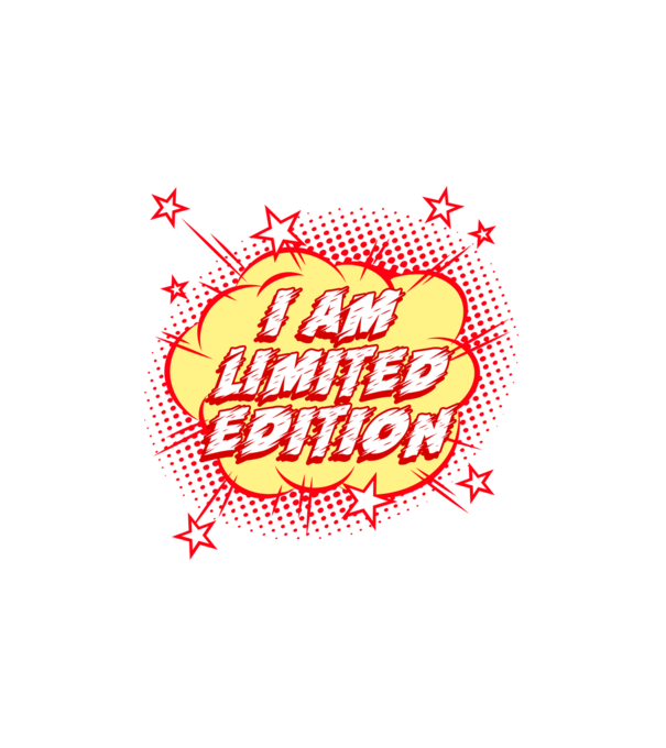 I am limited edition minta fehér pólón