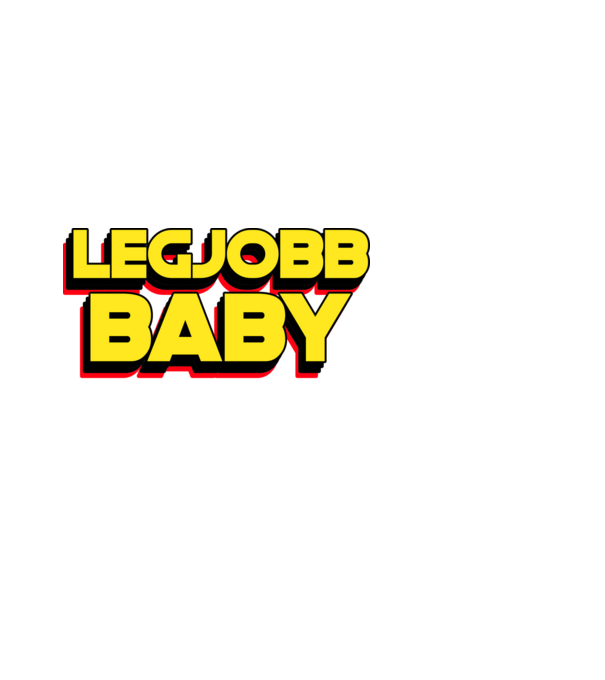 LEGJOBB BABY A GALAXISBAN minta fekete pólón