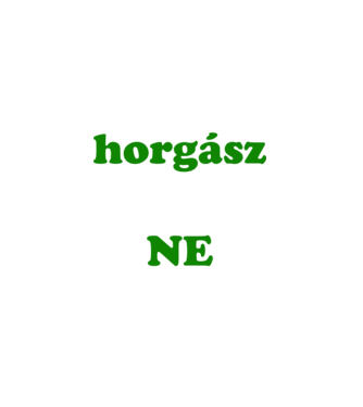 Szerencsehozó horgász póló minta fehér pólón