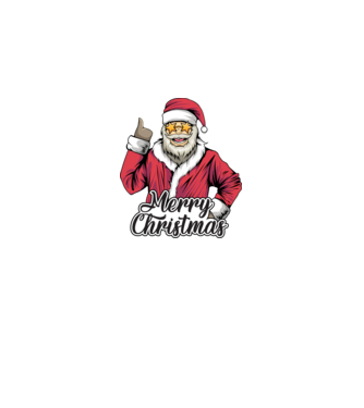 Merry Christmas Santa minta fehér pólón
