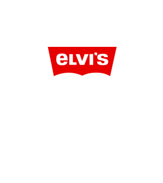 Elvis Lvis minta fehér pólón