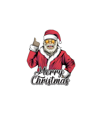 Merry Christmas Santa minta fehér pólón