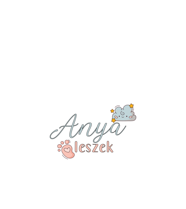 Anya leszek - fiús minta fehér pólón