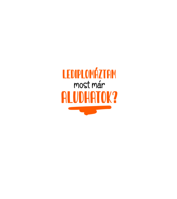 Lediplomáztam 2 minta fehér pólón