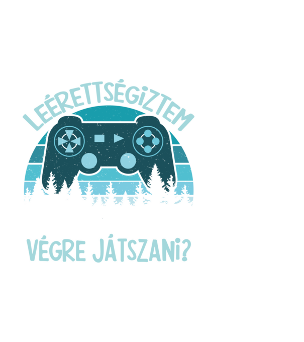 Leérettségiztem minta fehér pólón