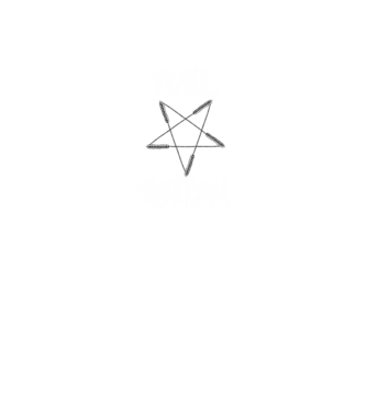 Hail Seitan pentagram - dark minta homokszín pólón