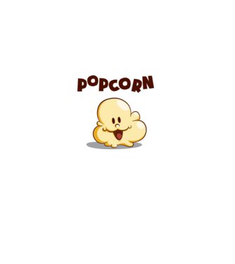 VegON popcorn color minta fehér pólón