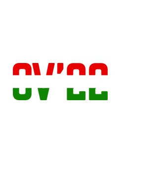 OV22 három színű minta fekete pólón