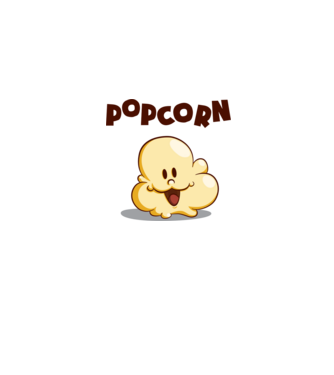 VegON popcorn color minta szürke pólón