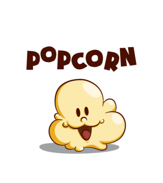 VegON popcorn color minta fehér pólón