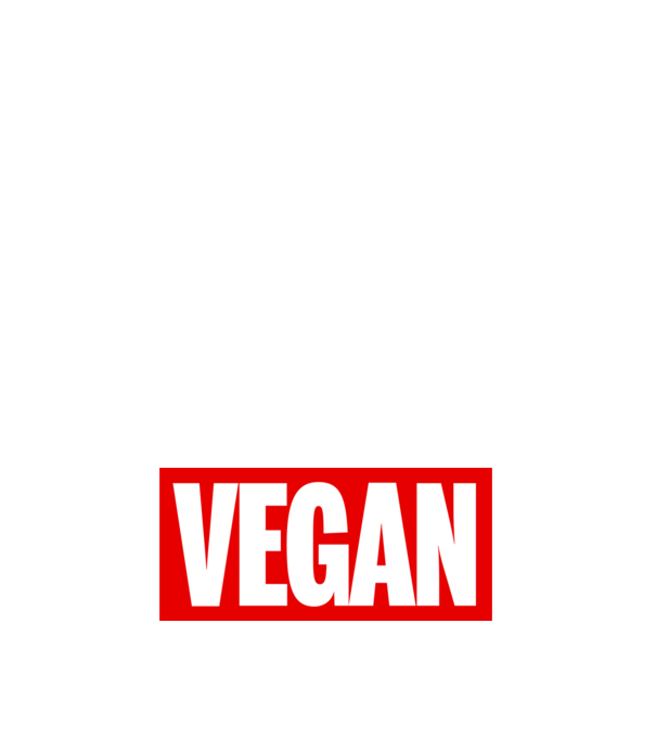 Vegan hero minta fehér pólón