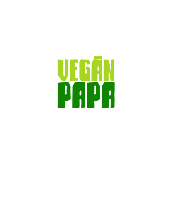 Vegán család PAPA minta piros pólón