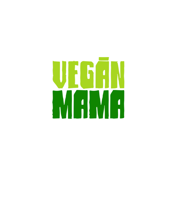 Vegán család MAMA minta szürke pólón