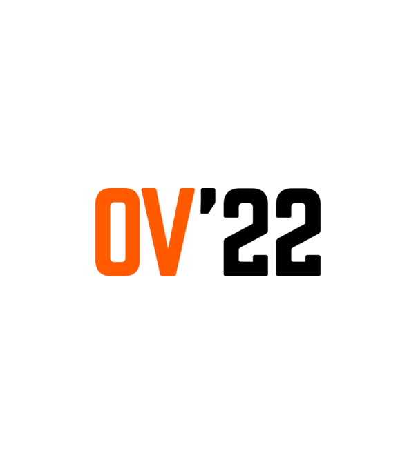 OV22 kettő színű minta fehér pólón